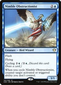 Nimble Obstructionist - Commander 2020 - Magic: The Gathering card
