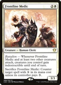 Frontline Medic - Commander 2020 - Magic: The Gathering card