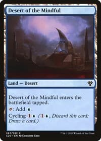 Desert of the Mindful - Commander 2020 - Magic: The Gathering card