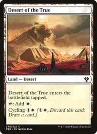 Desert of the True - Commander 2020 - Magic: The Gathering card