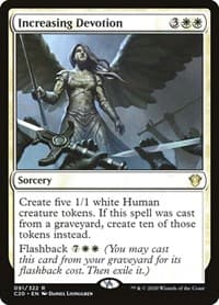 Increasing Devotion - Commander 2020 - Magic: The Gathering card