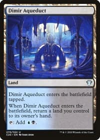 Dimir Aqueduct - Commander 2020 - Magic: The Gathering card