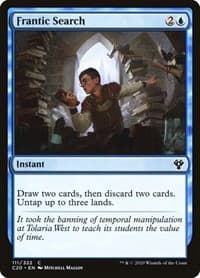 Frantic Search - Commander 2020 - Magic: The Gathering card