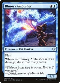 Illusory Ambusher - Commander 2020 - Magic: The Gathering card