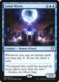 Lunar Mystic - Commander 2020 - Magic: The Gathering card