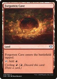 Forgotten Cave - Commander 2020 - Magic: The Gathering card