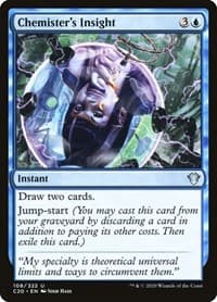 Chemister's Insight - Commander 2020 - Magic: The Gathering card