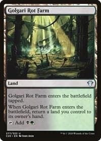 Golgari Rot Farm - Commander 2020 - Magic: The Gathering card