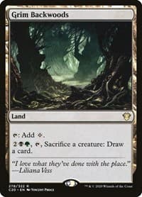 Grim Backwoods - Commander 2020 - Magic: The Gathering card
