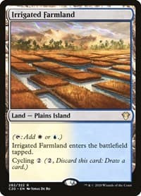 Irrigated Farmland - Commander 2020 - Magic: The Gathering card