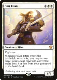 Sun Titan - Commander 2020 - Magic: The Gathering card