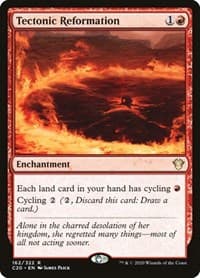 Tectonic Reformation - Commander 2020 - Magic: The Gathering card