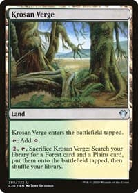 Krosan Verge - Commander 2020 - Magic: The Gathering card