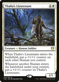Thalia's Lieutenant - Commander 2020 - Magic: The Gathering card