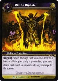 Divine Riposte - Servants of the Betrayer - WoW card