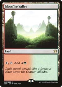 Mossfire Valley - Commander 2020 - Magic: The Gathering card