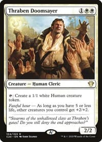 Thraben Doomsayer - Commander 2020 - Magic: The Gathering card