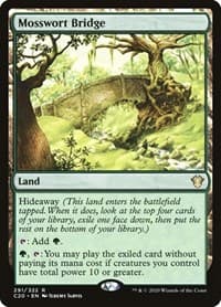 Mosswort Bridge - Commander 2020 - Magic: The Gathering card
