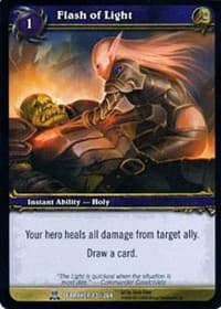 Flash of Light - Servants of the Betrayer - WoW card