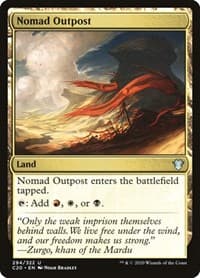Nomad Outpost - Commander 2020 - Magic: The Gathering card