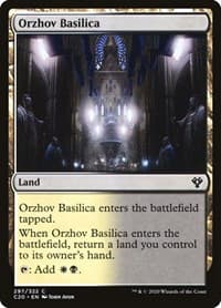 Orzhov Basilica - Commander 2020 - Magic: The Gathering card