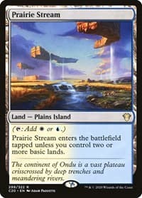 Prairie Stream - Commander 2020 - Magic: The Gathering card