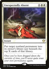 Unexpectedly Absent - Commander 2020 - Magic: The Gathering card