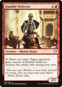 Humble Defector - Commander 2020 - Magic: The Gathering card