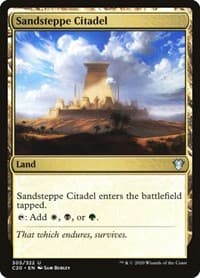 Sandsteppe Citadel - Commander 2020 - Magic: The Gathering card