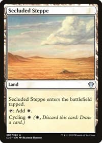 Secluded Steppe - Commander 2020 - Magic: The Gathering card
