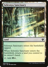 Selesnya Sanctuary - Commander 2020 - Magic: The Gathering card