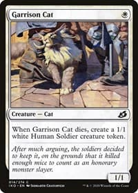 Garrison Cat - Ikoria: Lair of Behemoths - Magic: The Gathering card