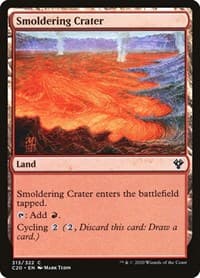 Smoldering Crater - Commander 2020 - Magic: The Gathering card