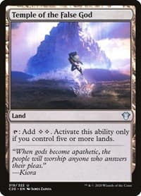 Temple of the False God - Commander 2020 - Magic: The Gathering card