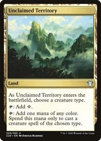 Unclaimed Territory - Commander 2020 - Magic: The Gathering card