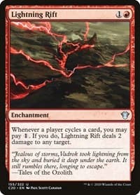 Lightning Rift - Commander 2020 - Magic: The Gathering card
