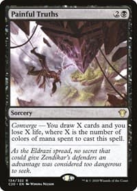 Painful Truths - Commander 2020 - Magic: The Gathering card