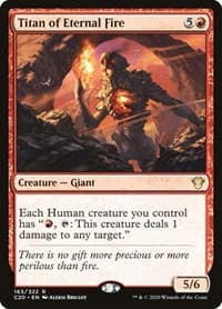 Titan of Eternal Fire - Commander 2020 - Magic: The Gathering card