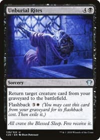 Unburial Rites - Commander 2020 - Magic: The Gathering card