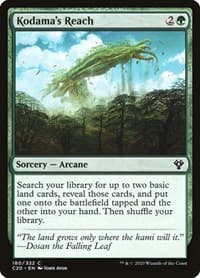 Kodama's Reach - Commander 2020 - Magic: The Gathering card