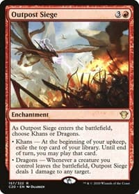 Outpost Siege - Commander 2020 - Magic: The Gathering card