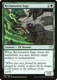 Reclamation Sage - Commander 2020 - Magic: The Gathering card