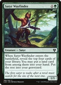 Satyr Wayfinder - Commander 2020 - Magic: The Gathering card