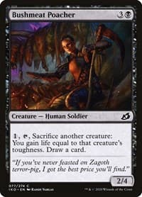 Bushmeat Poacher - Ikoria: Lair of Behemoths - Magic: The Gathering card