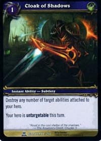Cloak of Shadows - Servants of the Betrayer - WoW card