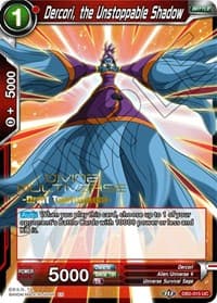 Dercori, the Unstoppable Shadow (Divine Multiverse Draft Tournament) - Tournament Promotion Cards - Dragon Ball Super: Masters card
