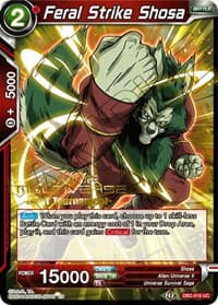 Feral Strike Shosa (Divine Multiverse Draft Tournament) - Tournament Promotion Cards - Dragon Ball Super: Masters card