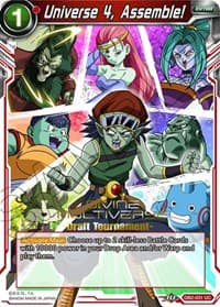 Universe 4, Assemble! (Divine Multiverse Draft Tournament) - Tournament Promotion Cards - Dragon Ball Super: Masters card