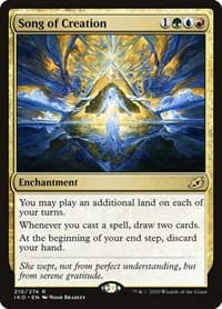 Song of Creation - Ikoria: Lair of Behemoths - Magic: The Gathering card