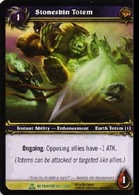 Stoneskin Totem - Servants of the Betrayer - WoW card